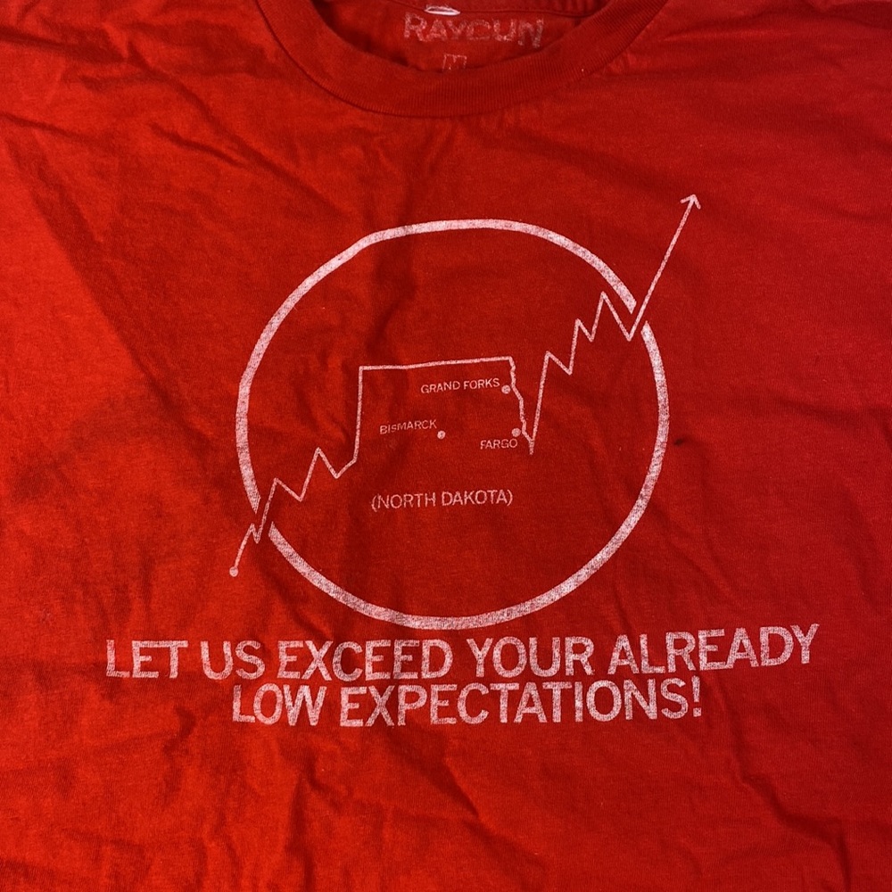 Low Expectations North Dakota T-Shirt M
